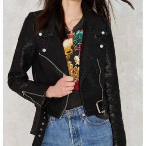 Nasty Gal Jackets & Coats - Nasty Gal Vegan Leather Jacket Nasty Gal Jackets & Coats - Nasty Gal Vegan Leather Jacket